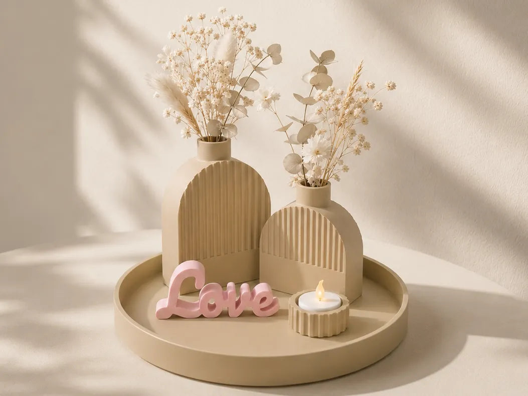 Kit Decorativo "Rayas & Amor"